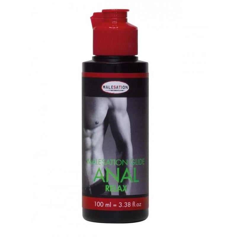 Full front view of Anal Relax Waterbased Lube | Malesation