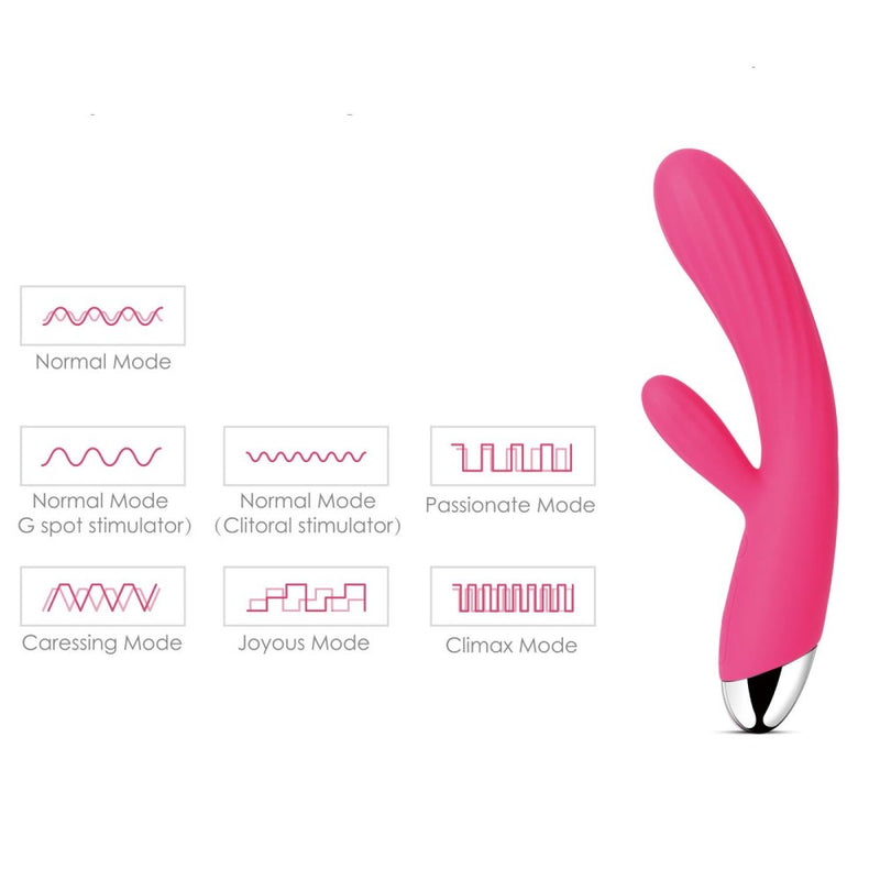 Vibration modes of Angel Intelligent Warming G-Spot & Clitoris Vibrator | Svakom 