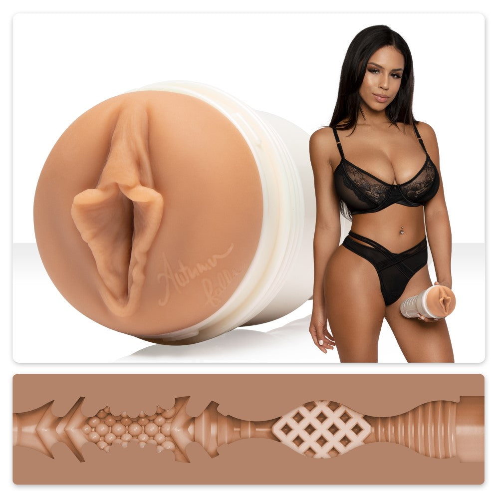 Autumn Falls Cream Male Masturbator | Fleshlight Girls internal texture
