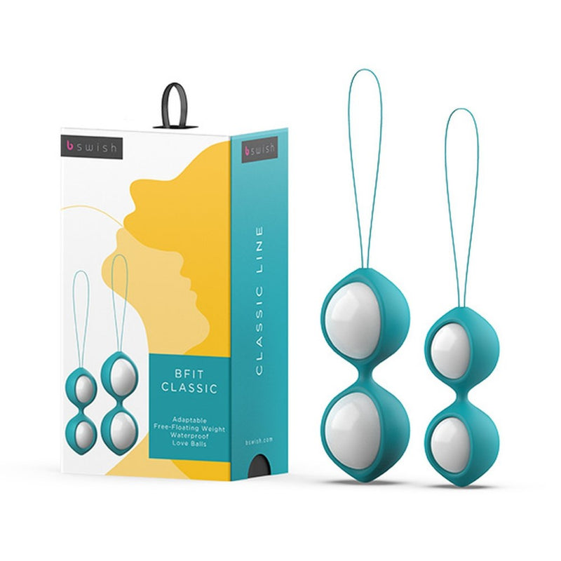 Product packaging of BFit Classic Kegel Balls | BSwish - Jade
