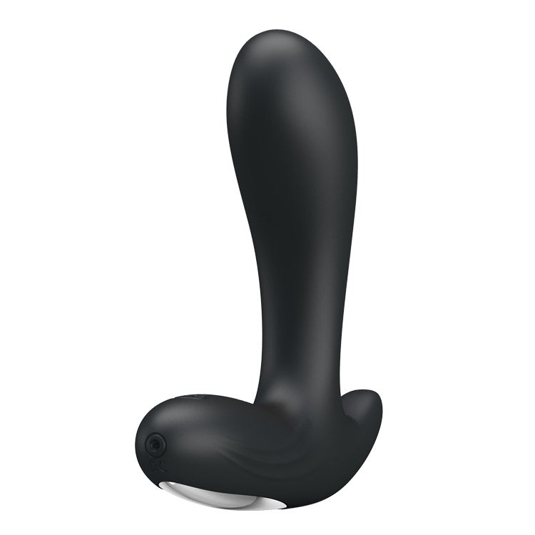 Back view of Backie 30 Function Butt Plug | Pretty Love - Black