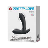 Product packaging of Backie 30 Function Butt Plug | Pretty Love - Black
