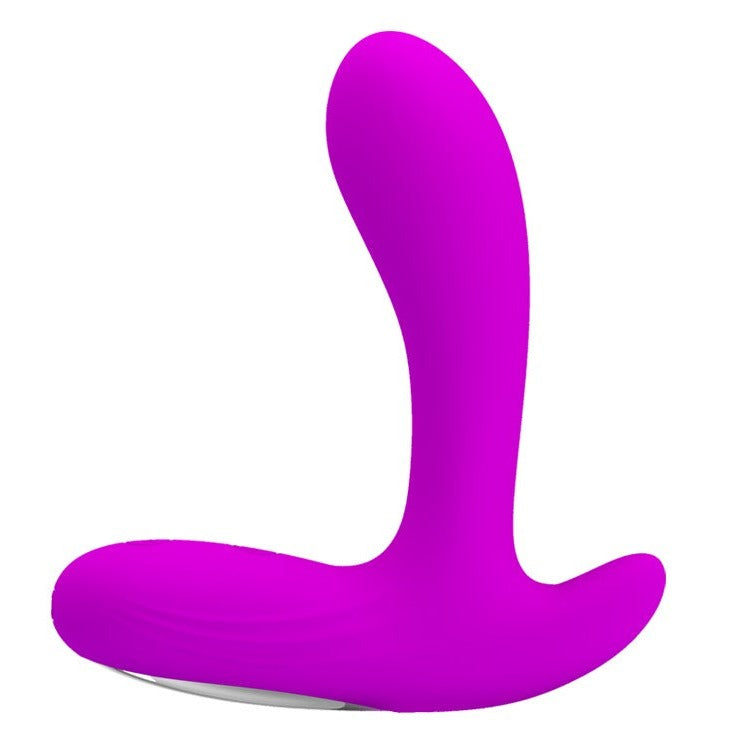 Side view of Backie 30 Function Butt Plug | Pretty Love - Purple 