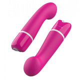 Side views of Bdesired Deluxe Curve Vibrator | B Swish - Rose
