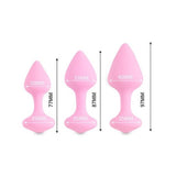 Dimensions of Bibi Butt Plug Set | FeelzToys - Pink 