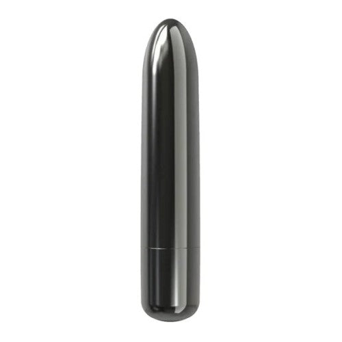 Full view of Bullet Point Vibrator | Swan - Black 