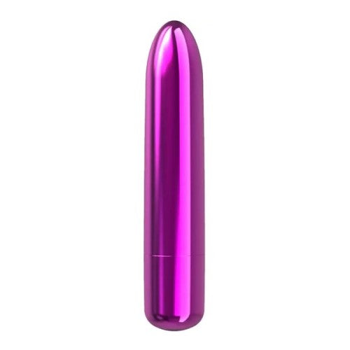 Full view of Bullet Point Vibrator | Swan - Purple 