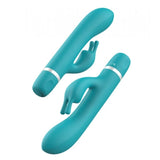 Front and back view of Bwild Classic Bunny Vibrator | B Swish - Jade 