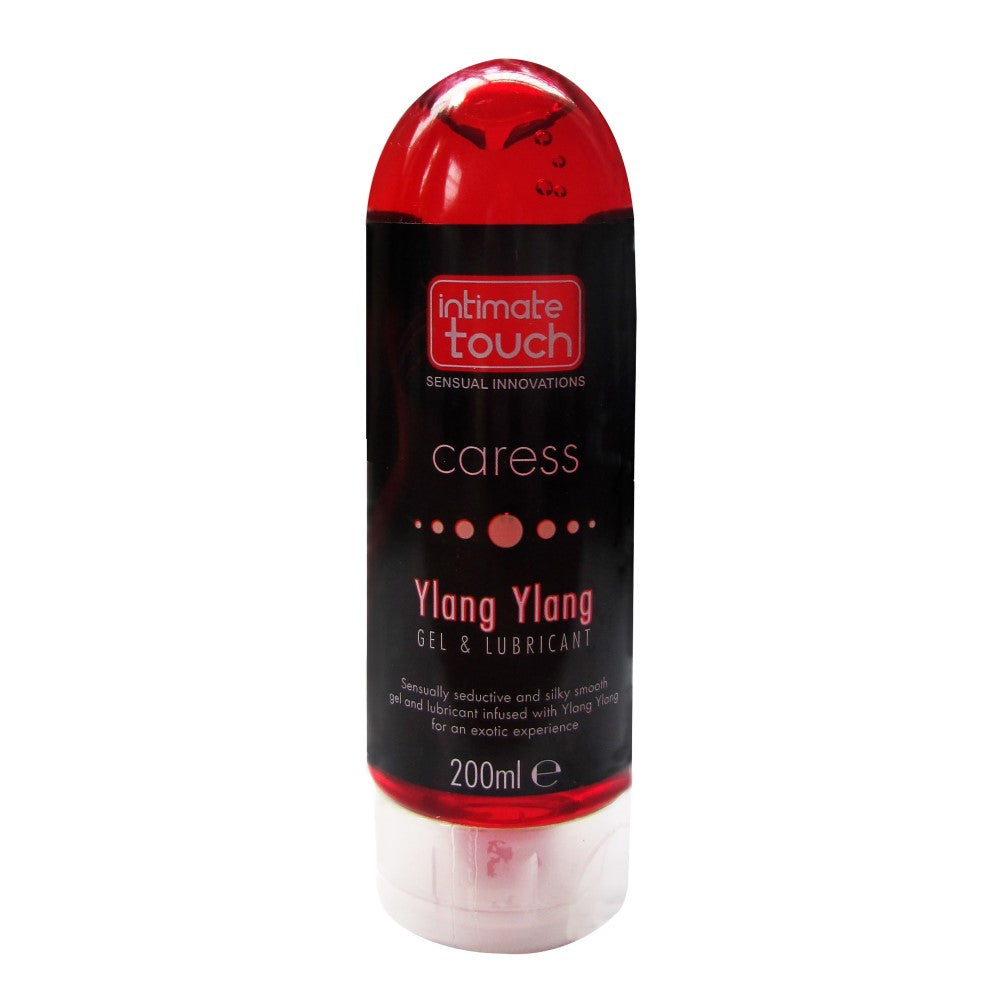 Caress 2-In-1 Massage Gel & Lubricant with Ylang-Ylang (200ml) | Intimate Touch