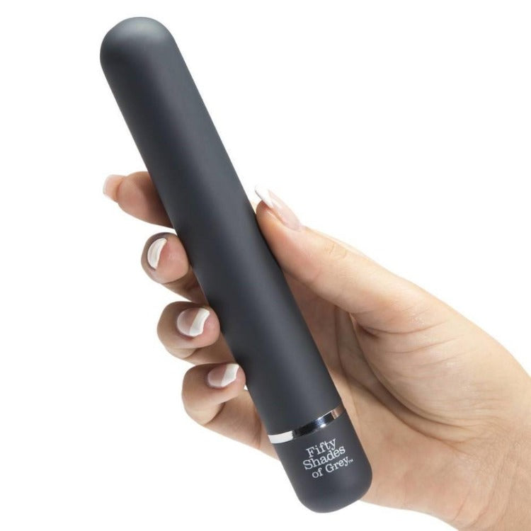 Charlie Tango Classic Vibrator | Fifty Shades in hand