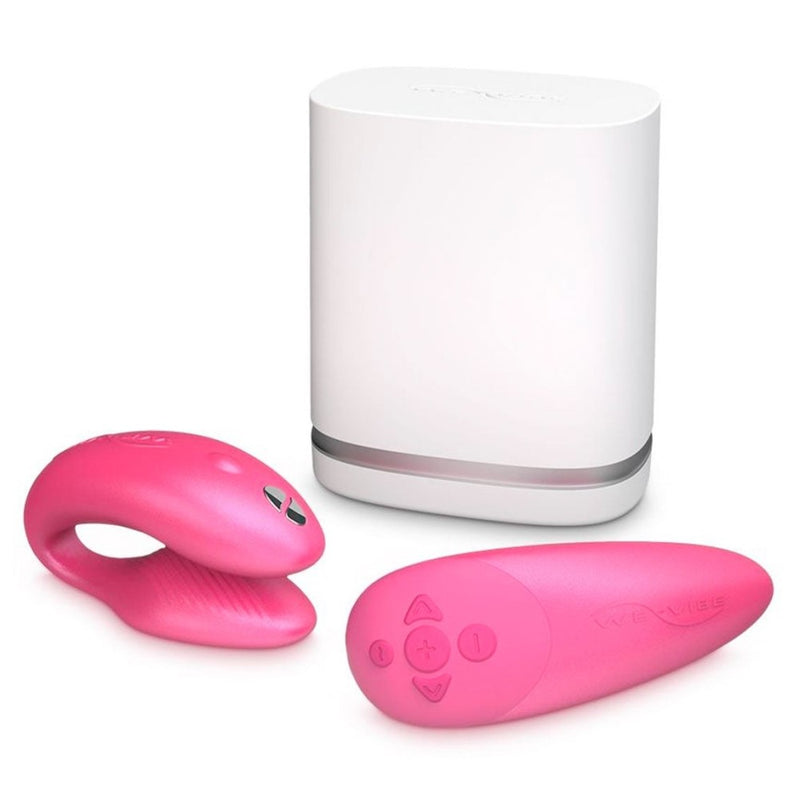 Chorus Couples Vibrator | We-Vibe - Cosmic Pink with charging station 