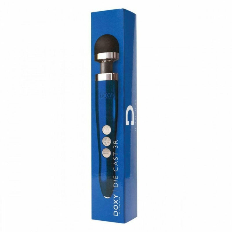 Product packaging of Die Cast 3R Powerful Massage Wand | Doxy