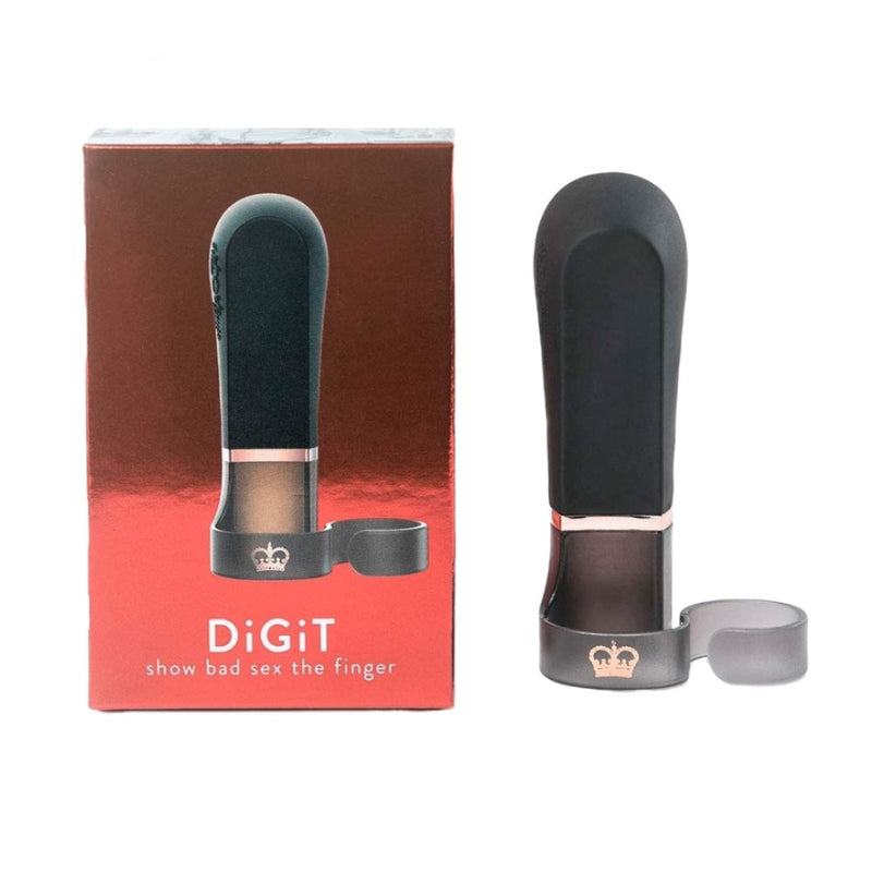 Digit Finger Ring Vibrator | Hot Octopuss with product packaging 