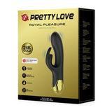 Product packaging of Double Pleasure RedDot Award Winning Luxury Rabbit Vibrator | Pretty Love