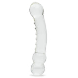Full view of Drive Me Crazy Glass Massage Wand | Fifty Shades - Clear