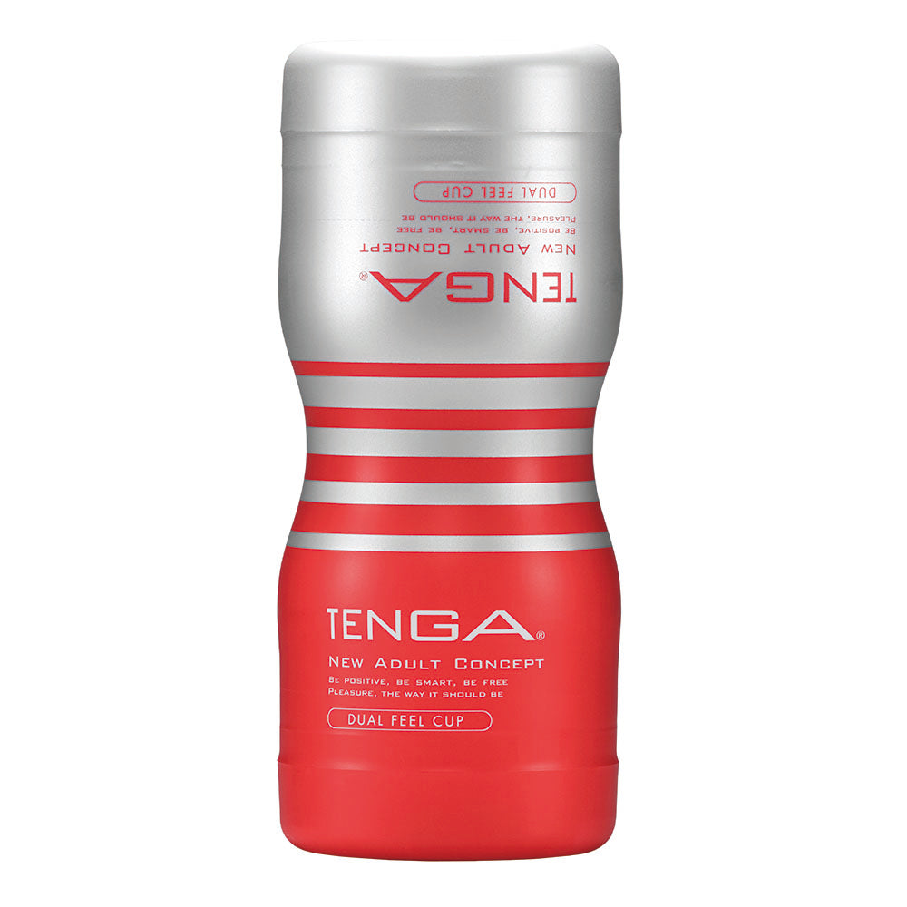 Full front view of Dual Sensation Cup | Tenga