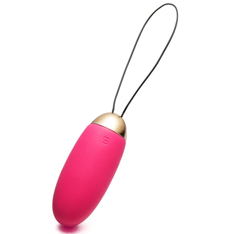 Elva Remote-Controlled Vibrating Bullet Egg | Svakom - Plum Red 
