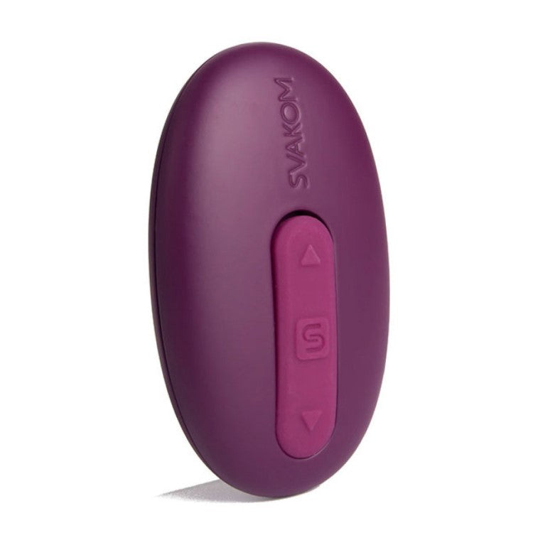 Remote of  Elva Remote-Controlled Vibrating Bullet Egg | Svakom - Violet 