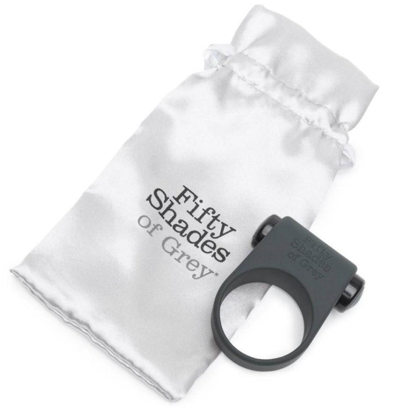 Feel It Vibrating Cock Ring | Fifty Shades with satin sleeve