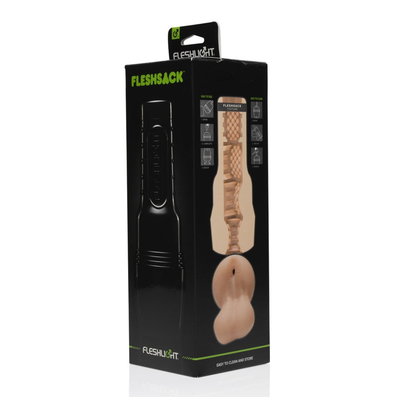 FleshSack Anal Masturbator | Fleshlight product packaging