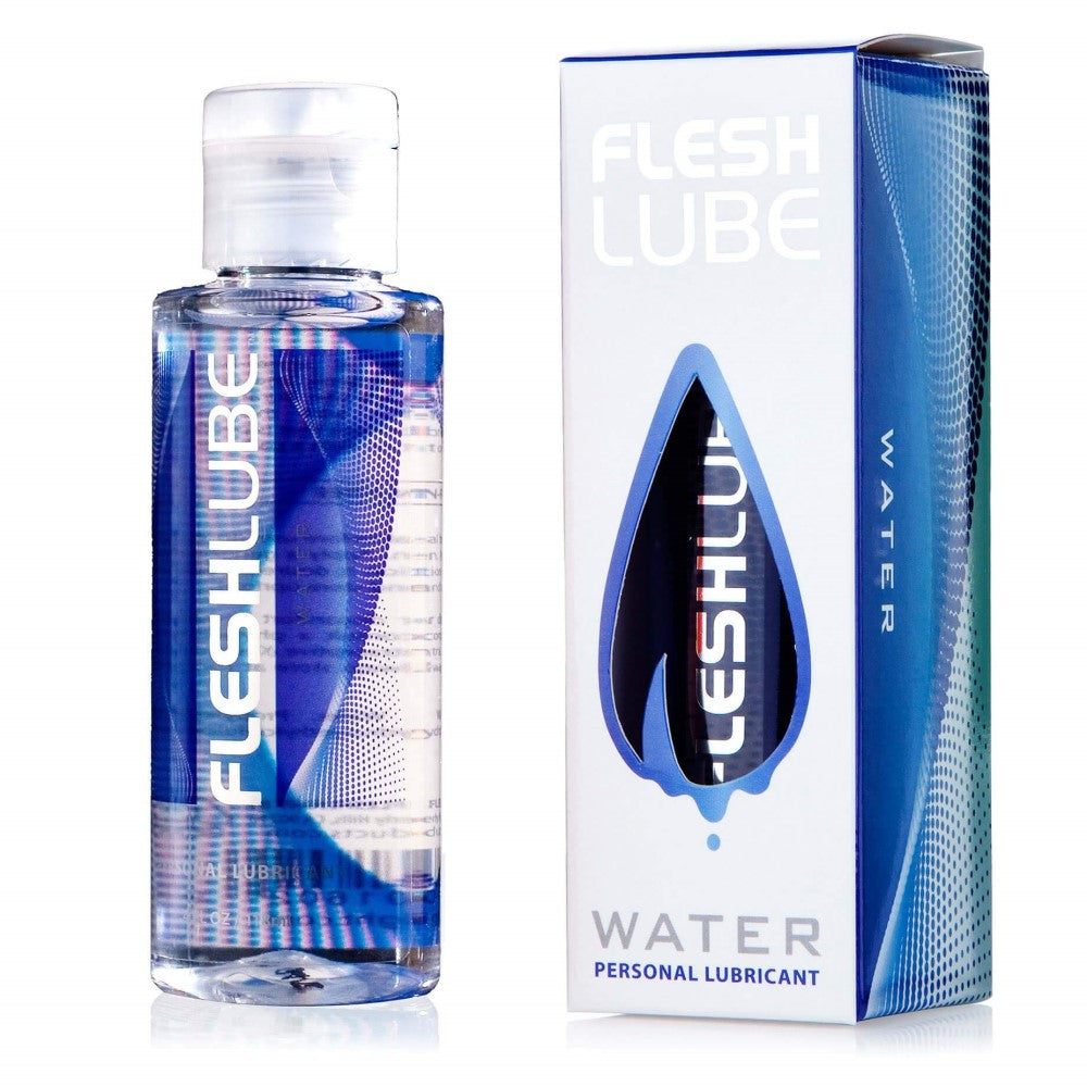 Full front view of Fleshlube | Fleshlight with packaging 