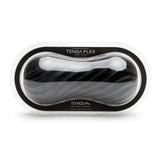 Product packaging of  Flex Male Masturbator | Tenga - Black Rocky