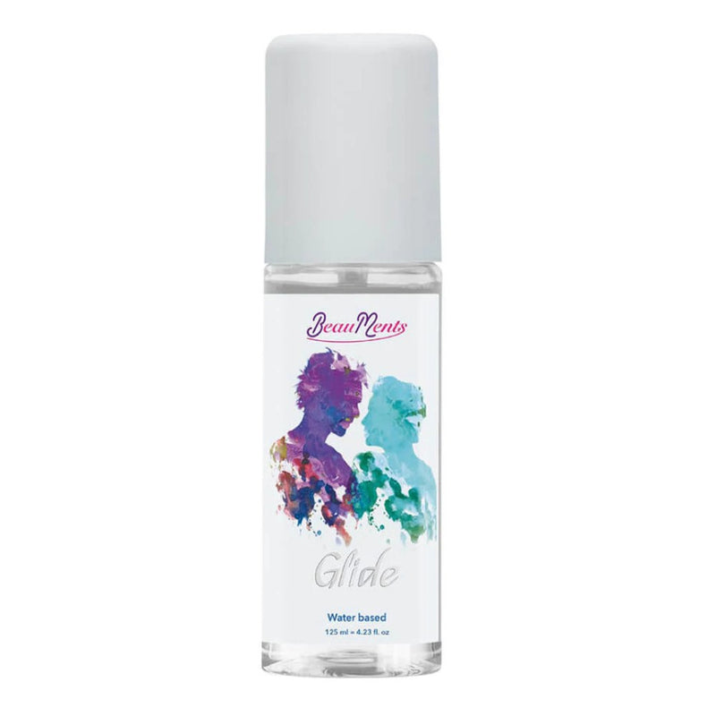 Front view of Glide Water-Based Lube (125ml) | BeauMents