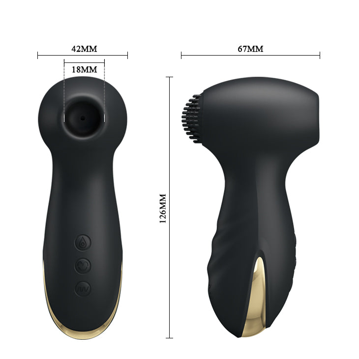 Hammer RedDot Award Winning Clitoral Sucking Vibrator | Pretty Love - Dimensions