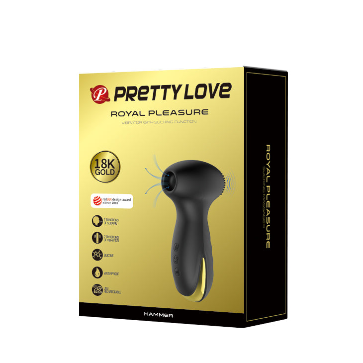 Hammer RedDot Award Winning Clitoral Sucking Vibrator | Pretty Love - Box
