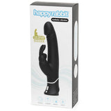 Product Packaging of Happy Rabbit Realistic Rechargeable Rabbit Vibrator | LoveHoney - Black