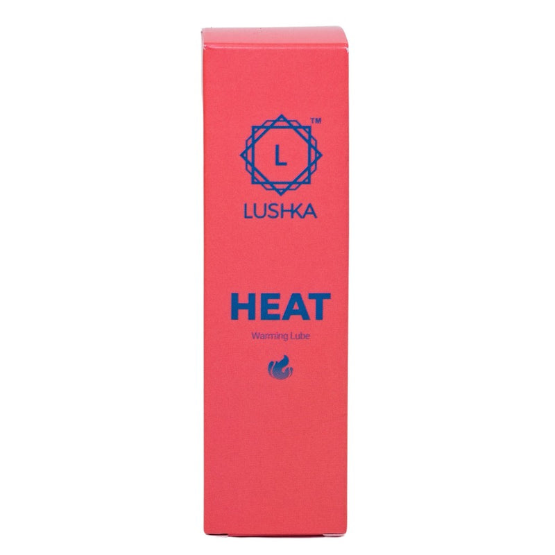 Product packaging of Heat Warming Lube | Lushka - 50ml 