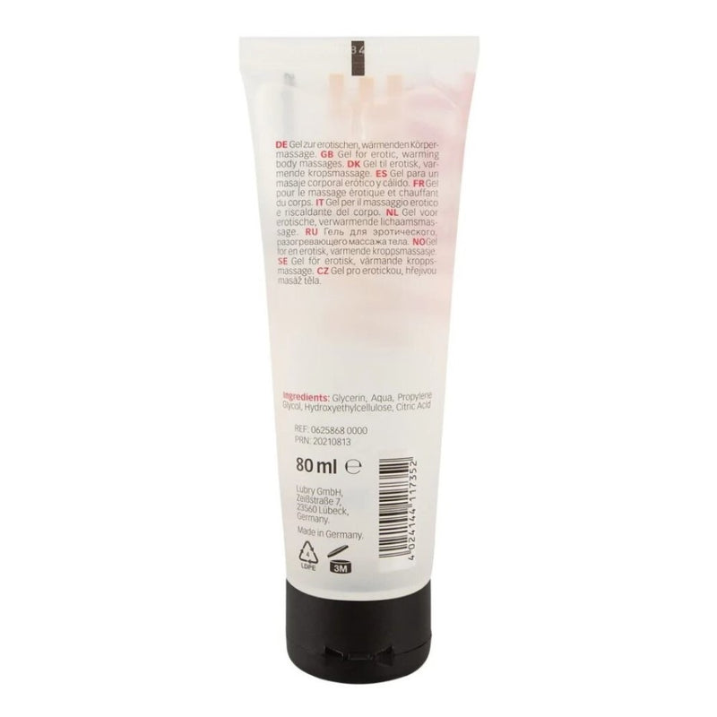 Back view of Heat Wave Warming Massage Gel (80ml) | Just Play 