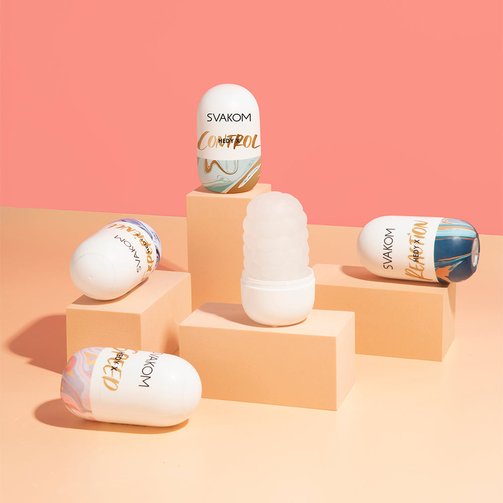 Hedy X Stroking Masturbator Set (5 Pack) | Svakom - Lifestyle