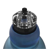 Top view of HydroMax7 Wide Boy Hydrotherapy Penis Pump | Bathmate - Blue