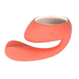Side view of Ida Wave Dual Stimulation Massager | Lelo - Coral