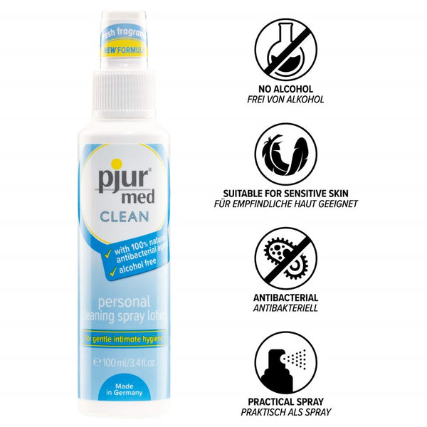 Clean Spray (100ml) | Pjur Med product specifications 