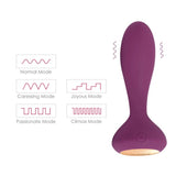 Vibration modes of Julie Powerful Anal & G-Spot Massager with Remote Control | Svakom - Violet 