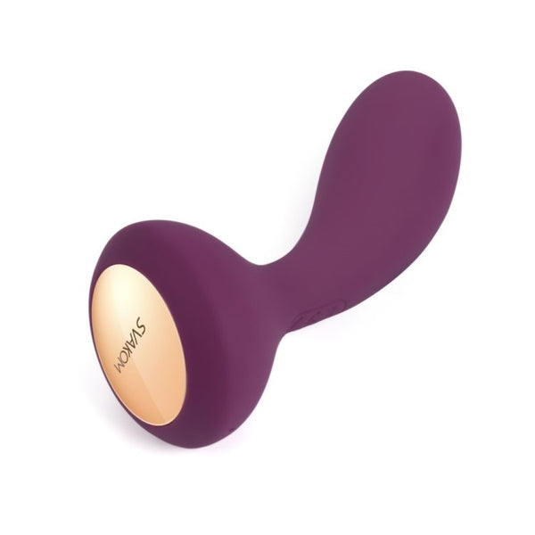 Bottom view of Julie Powerful Anal & G-Spot Massager with Remote Control | Svakom - Violet