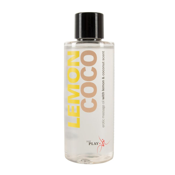 Lemon Coco Scented Erotic Massage Oil (100ml) | Just Play