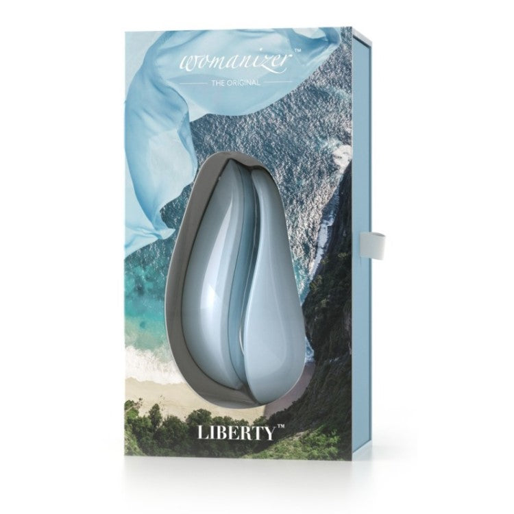 Product packaging of Liberty | Womanizer - Powder Blue