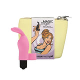 Magic Finger Bunny Vibrator | FeelzToys - Pink with product packaging 