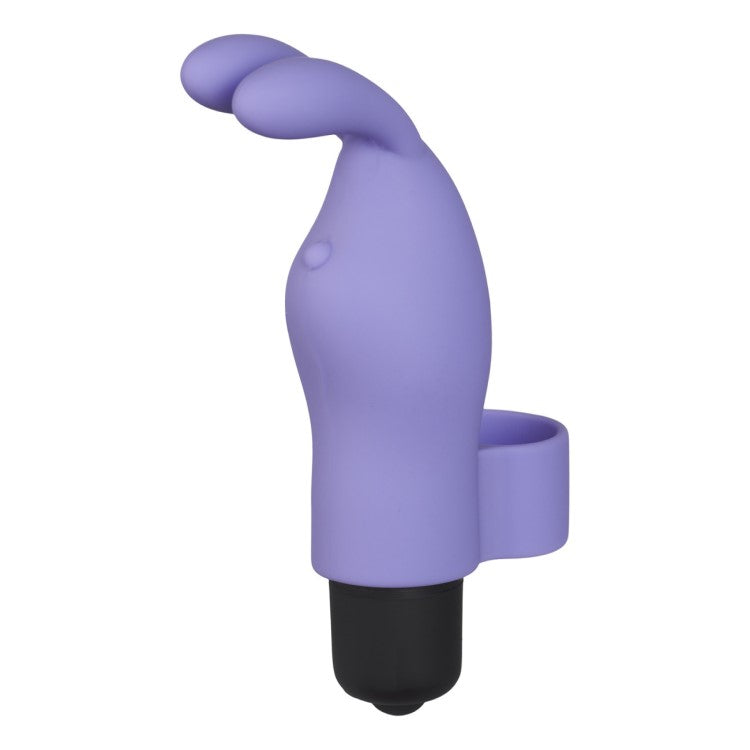 Full view of Magic Finger Bunny Vibrator | FeelzToys - Purple 