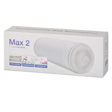 Front view of Max 2 Interactive Masturbator | Lovense product packaging 