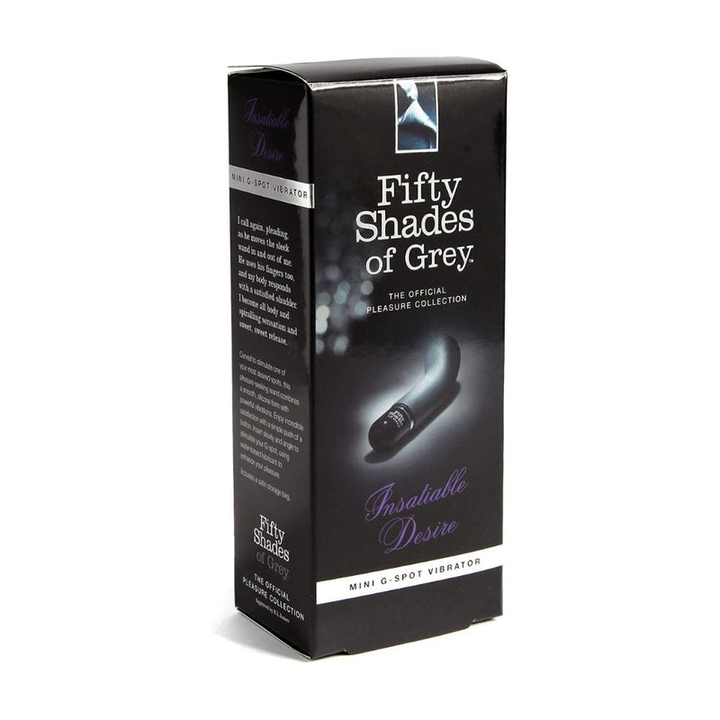 Mini G-Spot Insatiable Vibrator | Fifty Shades - Packaging