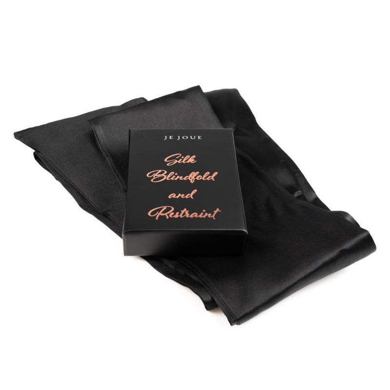 Silk Blindfold and Restraint in Naughty Gift Set | Je Joue