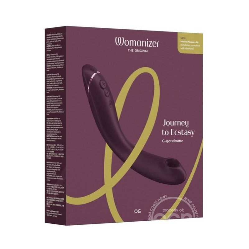 Womanizer | OG Pleasure Air G-Spot Vibrator (Aubergine) packaging