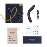 Packaging contents of the Womanizer | OG Pleasure Air G-Spot Vibrator (Dark Gray)