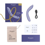 Packaging contents of the Womanizer | OG Pleasure Air G-Spot Vibrator (Lilac)