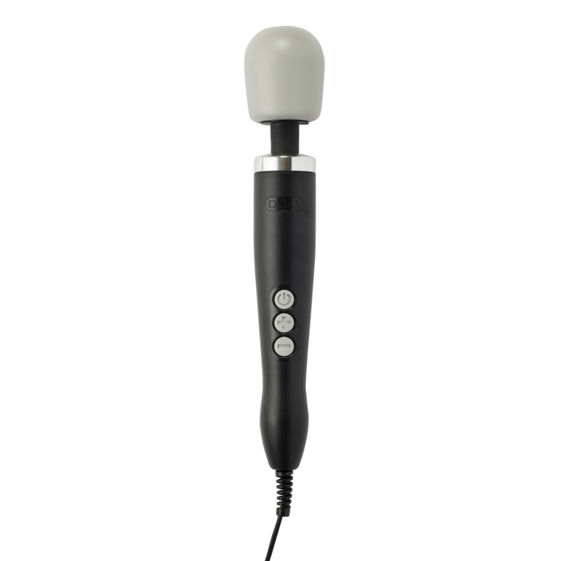 Full front view of Original Wand Massager | Doxy - Black  