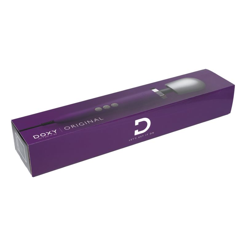 Product packaging of Original Wand Massager | Doxy  - Purple